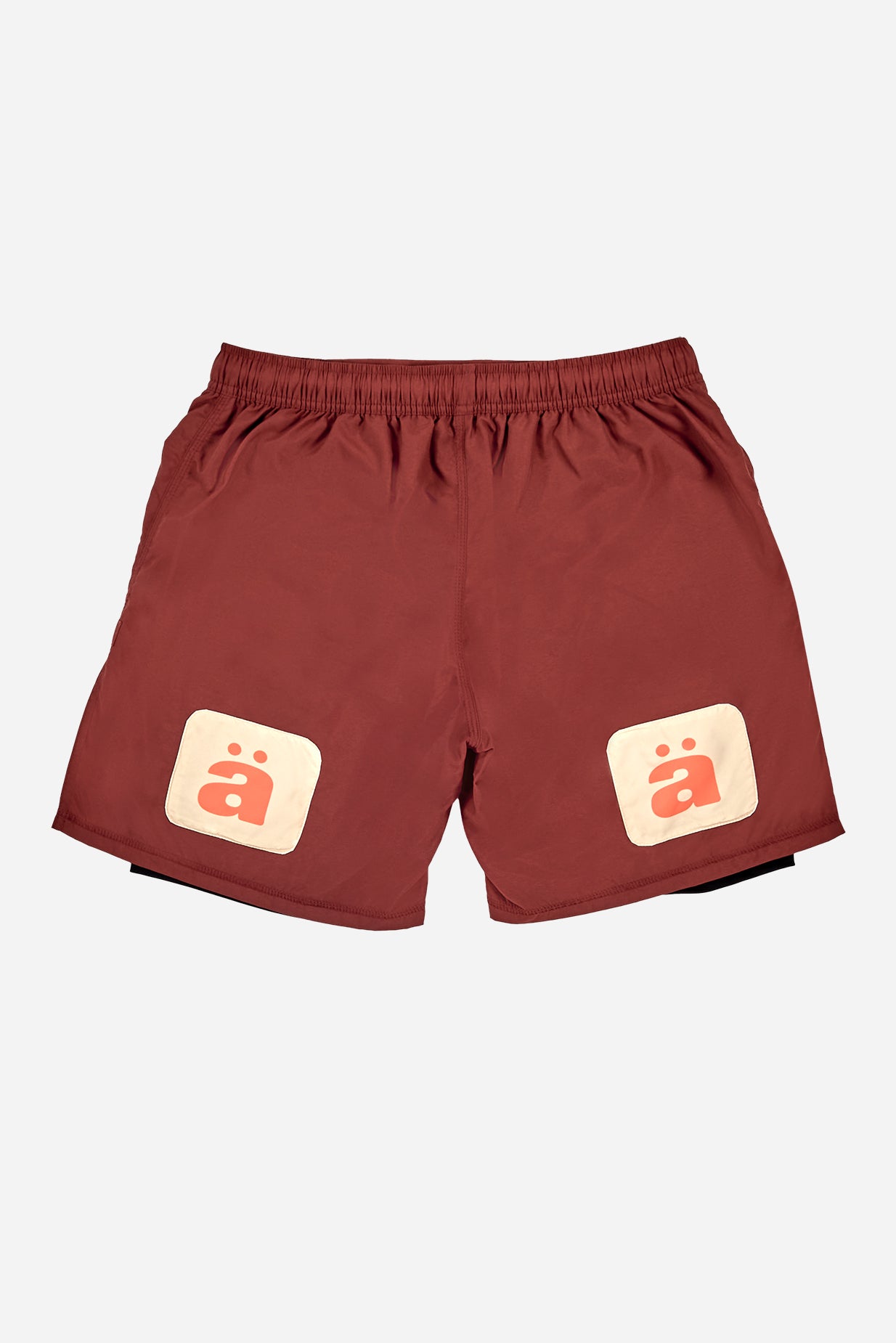 A by VHTS Combat Shorts Brick Red