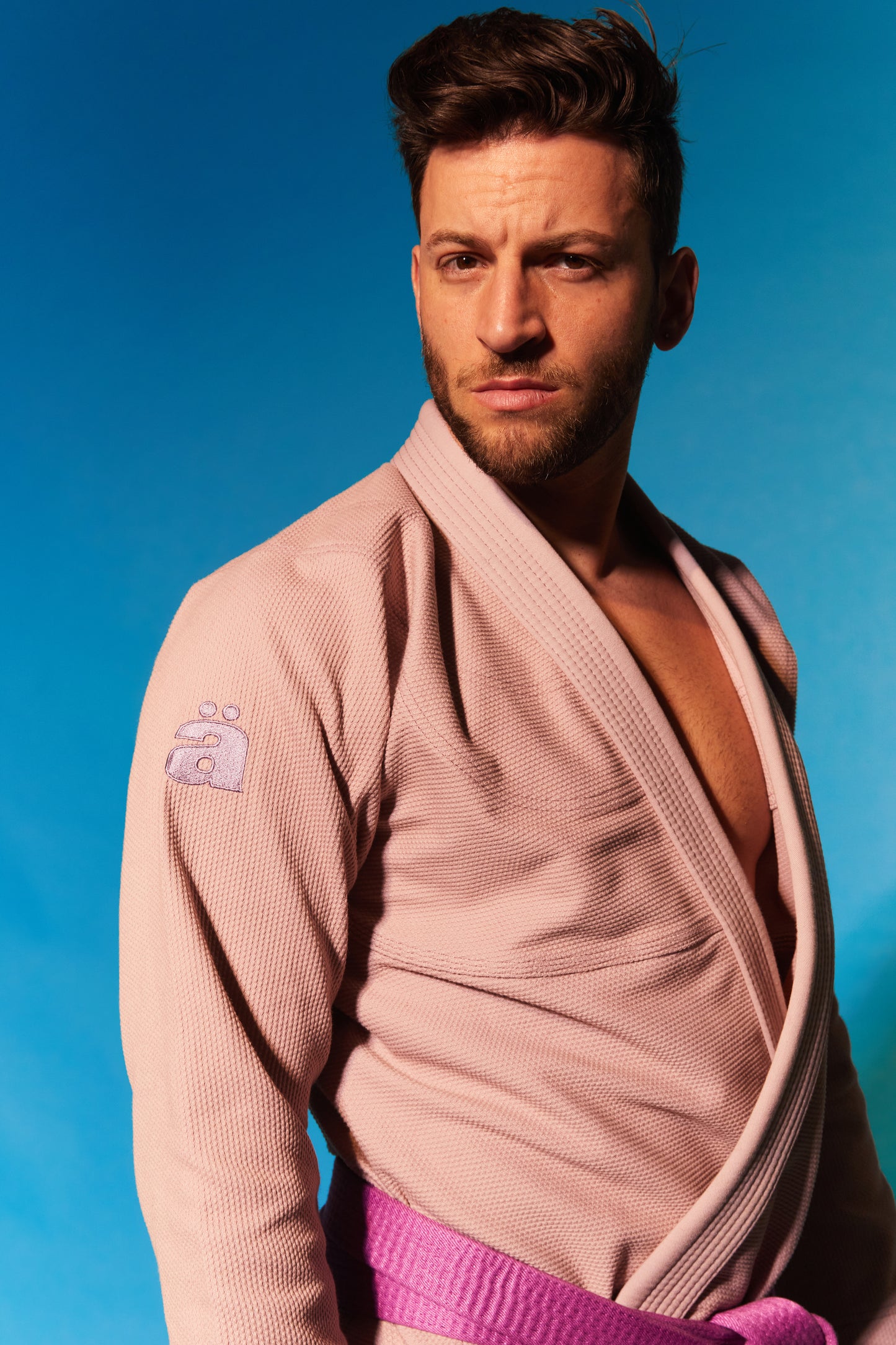 abyVHTS Color Kimono "Ash Pink"